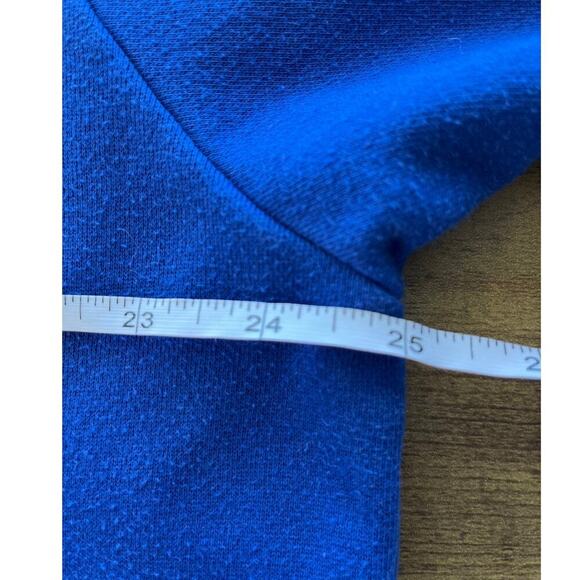 KarenScott Womens XL BlueEmbroidery Snowmans JingleBellsChristmasParty Sweater - Picture 6 of 9